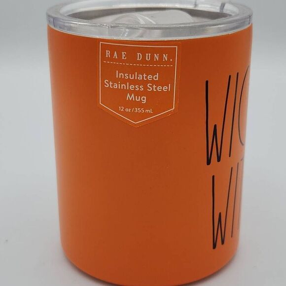 Rae Dunn Halloween WICKED WITCH insulated stainless steel 12oz mug - Picture 2 of 4